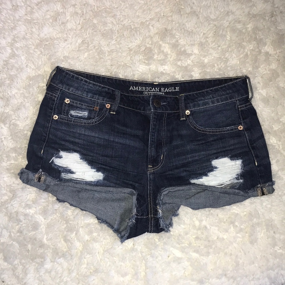 Ripped American Eagle Shorts